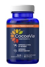 CocoaVia Memory+ Brain Supplement, 750mg Flavanols, Clinically Proven