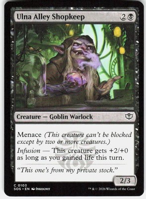 Ulna Alley Shopkeep 103 Secrets of Strixhaven Magic the Gathering