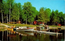 Tarjeta postal Max Minnesota Sioux City Resort Sand Lake Boats Cabins Itasca Co. 33564