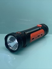 GoPower Emergency Solar Flashlight 2600mAh Power Bank with AM/FM Weather Radio