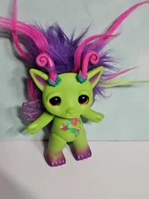 Zelf Troll Doll “PETAL”  Garden Pixie Moose Enterprise 2013 Medium Size  2.5”