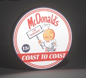 Mcdonalds Speedee Sign | eBay