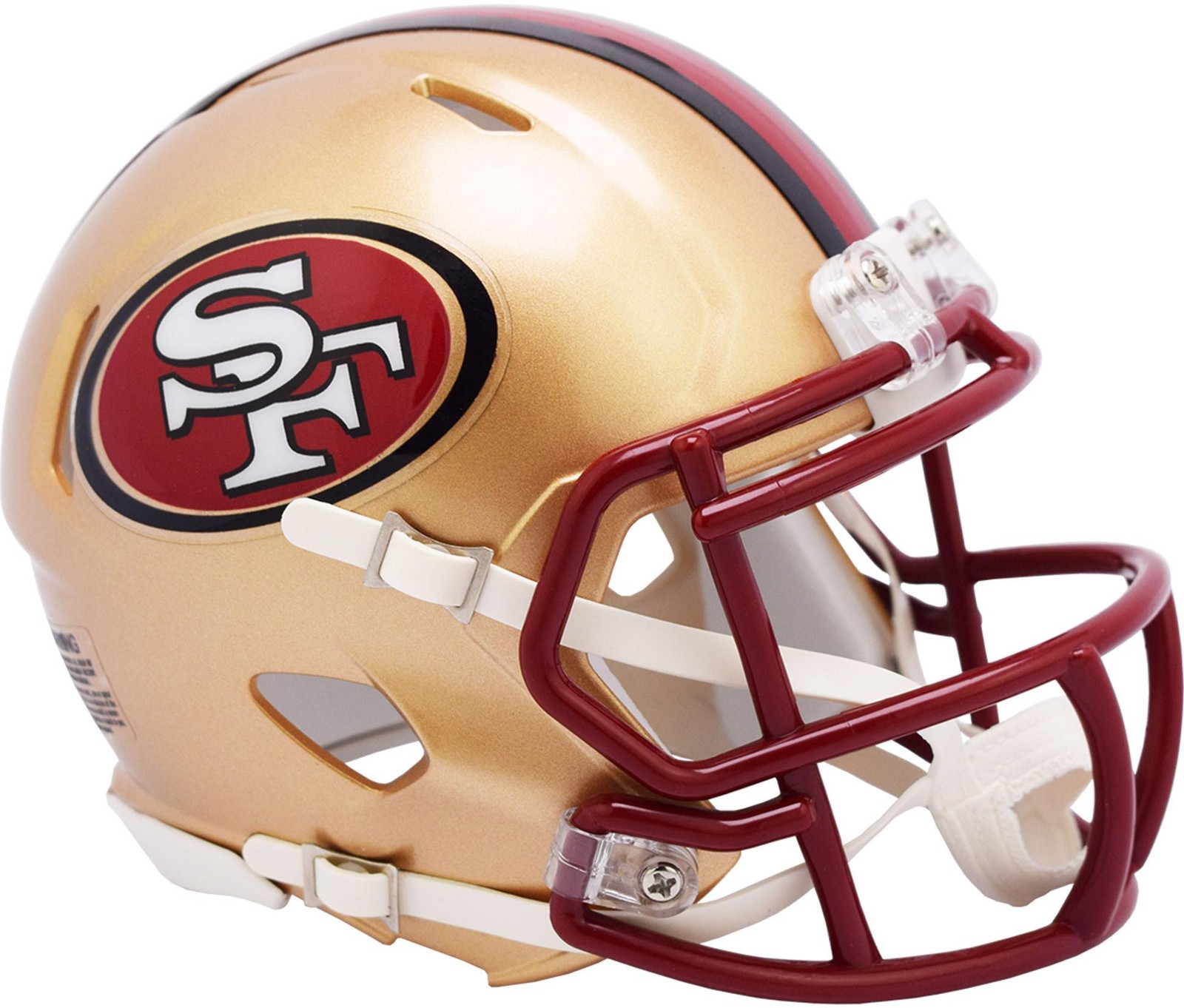 San Francisco 49ers Riddell 1996-2008 Throwback Speed Mini H
