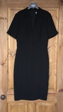 Damsel In A Dress black smart cut out detail pencil dress 8