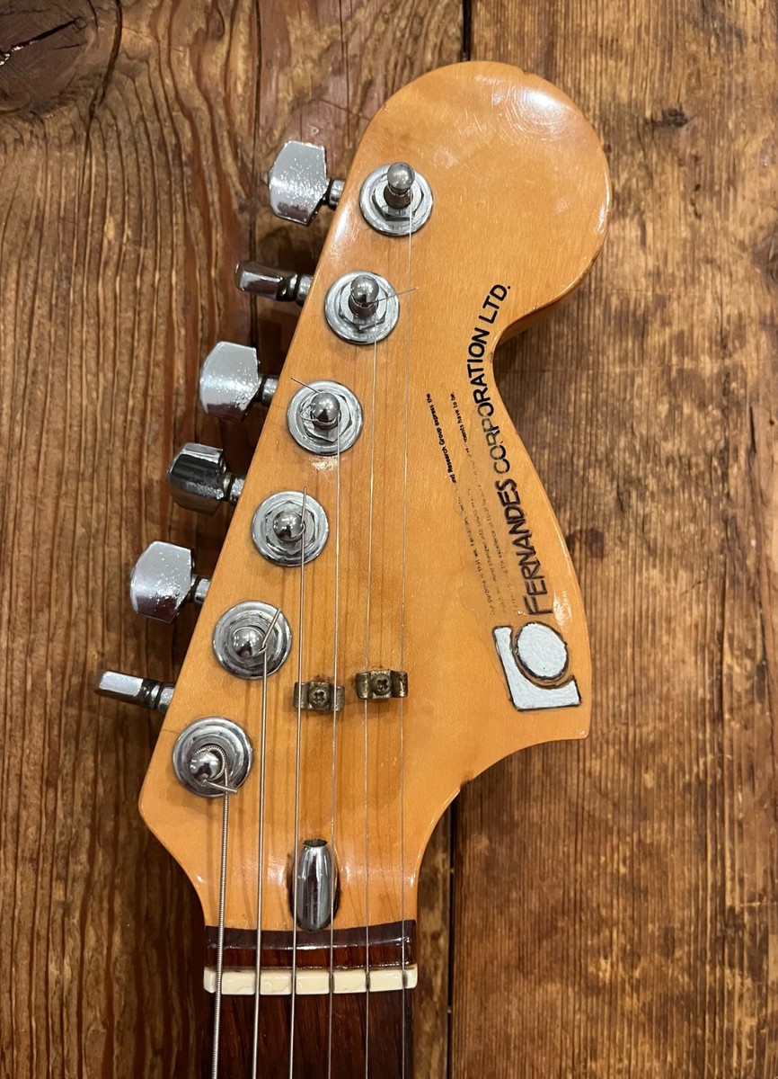 Fernandes Stone Logo Stratocaster guitar Japan with case 1970's | eBay