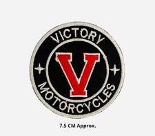 Victory Motorcycles Patch Embroidered Iron On/Sew On Badge Shirt Jacket N-713