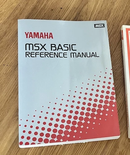 Yamaha MSX Basic Reference Manual
