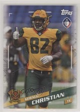 2019 Topps Alliance of American Football Gerald Christian #36 0g4