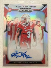 Kelvin Harmon Panini Prizm Draft Picks Rookie Card Auto No. 114. rookie card picture