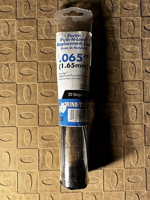 #ad Rino Tuff Electric Push N Load Replacement Line .065 $5.99
