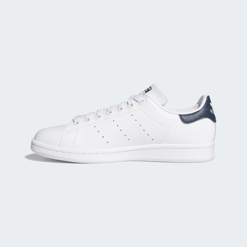 Adidas Originals Stan Smith White Navy Womens Primegreen Shoes Sneakers Q47224 - Picture 3 of 7