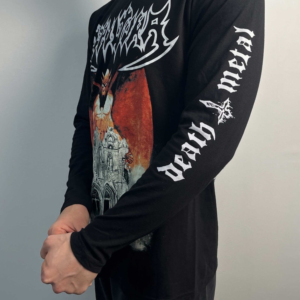Sepultura - Bestial Devastation (B&C) Long Sleeve Black T-Shirt