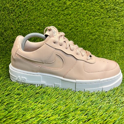 Nike Air Force 1 Pixel Particle Beige Womens Size 9.5 Casual Shoes Sneakers