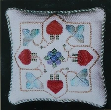 Tudor Strawberries Pincushion - by Nostalgic Needle