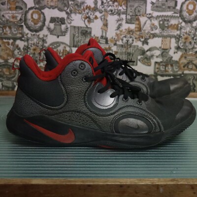Nike Mens Fly By Mid 2 Mens 12 Basketball Shoes Gray Red  display picture 3