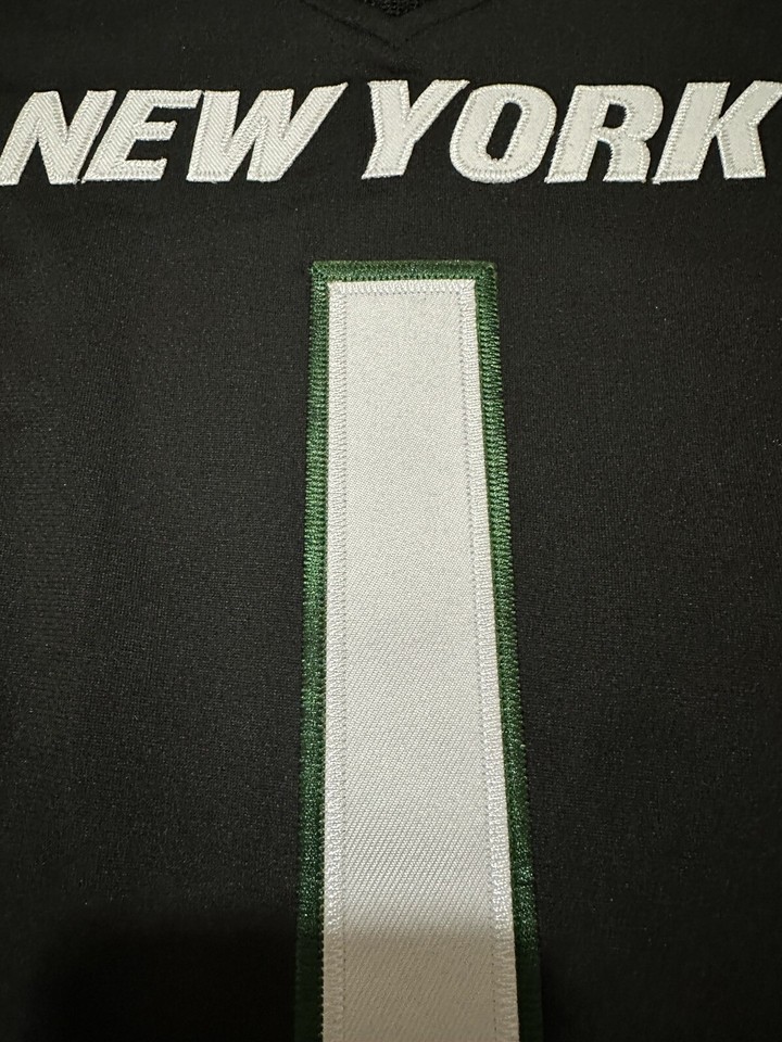 Sauce Gardner New York Jets Nike Jersey Black Stitched & Embroidered