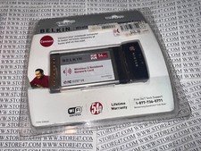 Belkin F5D7010 Wireless G Notebook WIFI Laptop Card