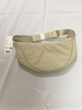 Uniqlo Round Mini Shoulder Bag NATURAL With Tag Brand New