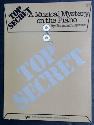 Top Secret A Musical Mystery On The Piano Benjamin Epstein WP98 eBay
