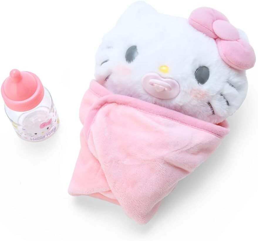 Hello Kitty Baby Plush Toy Care Set Character Goods Sanrio