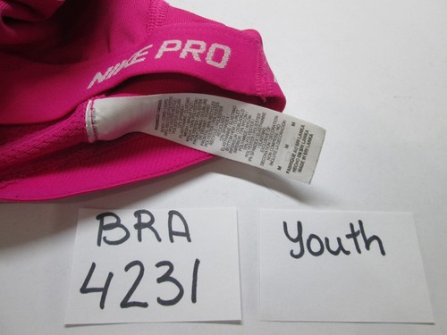 Nike Youth Girls Size M Sport Top Pink Racerback Pullover Dri-Fit Logo Active - Picture 6 of 6
