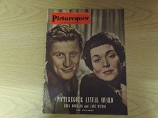 March 8th 1952, PICTUREGOER, Kirk Douglas, Jane Wyman, Katherine Hepburn.