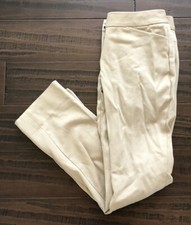 Elie Tahari Pants Womens 4 Khaki Straight Legged Slacks Trousers Beige READ
