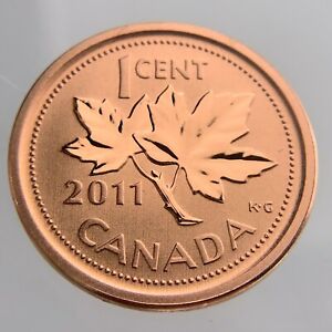 Coins 2011 2 Uncirculated Both Varieties Canada 1 Cent Penny Collection 