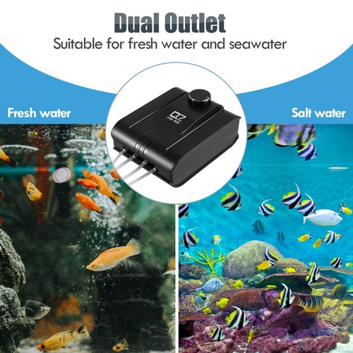 350 Gal Silent Air Pump Large Aquarium Fish Tank Pump Hydroponic Oxygen