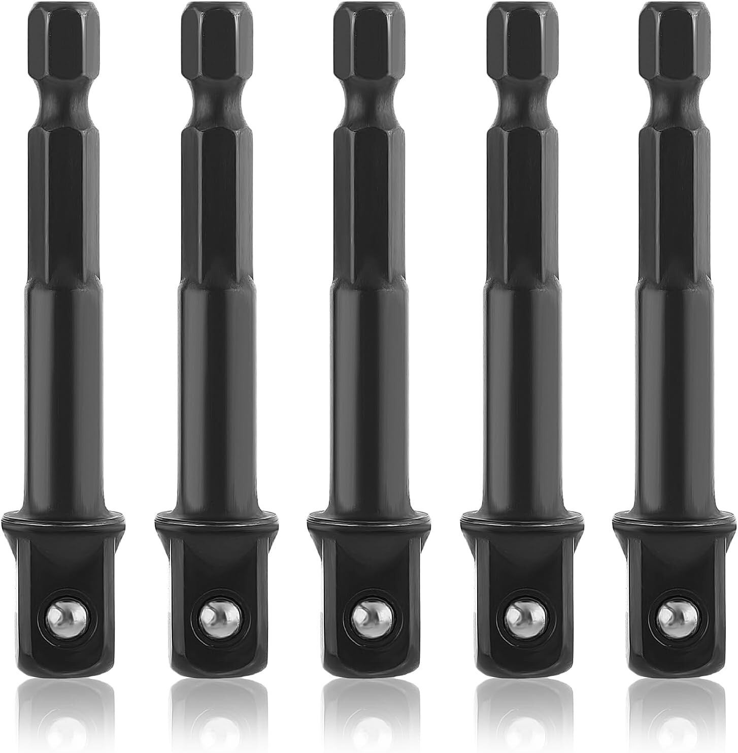 3 8 Impact Socket Adapter 5Packs 1 4 Inch To 3 8 Drill Socket 3-8-impact-socket-adapter-5packs-1-4-inch-to-3-8-drill-socket