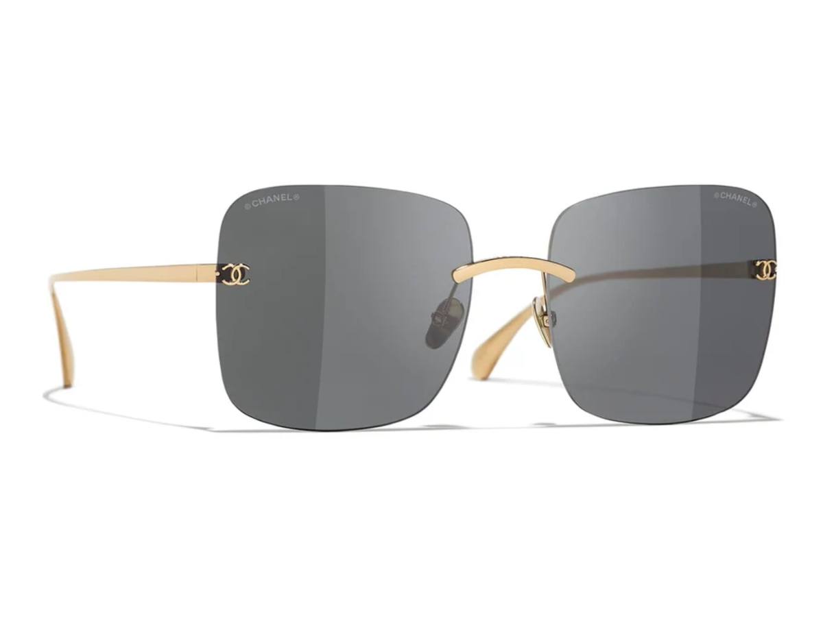 Chanel 4287T C395/S4 Women's Titanium Gold/Dark Grey Chanel 4287T C395/S4 Women's Titanium Gold/Dark Grey