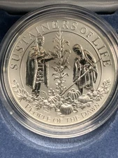 2020 MAYFLOWER 400th ANNIVERSARY SILVER “REVERSE PROOF ” US MINT MEDAL/ GEM 💎!