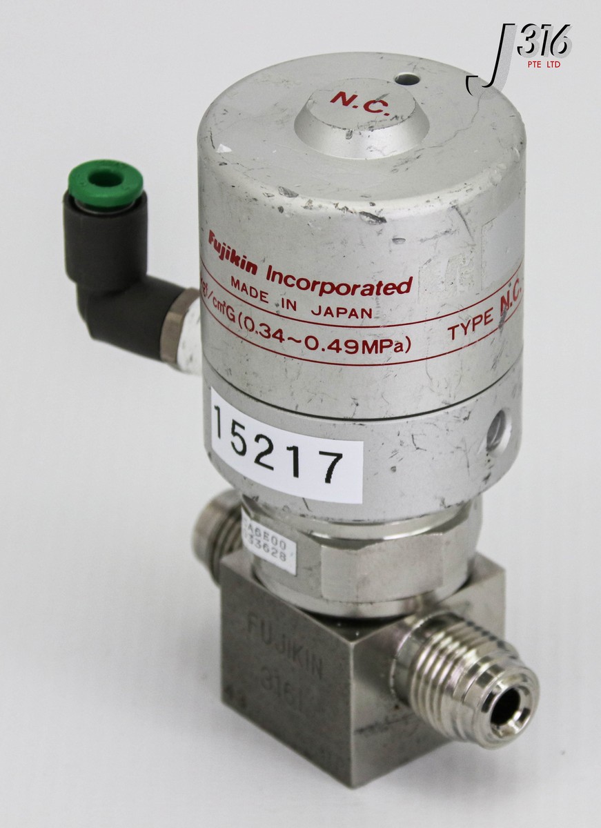 15217 FUJIKIN STAINLESS STEEL DIAPHRAGM VALVE 033628 | eBay