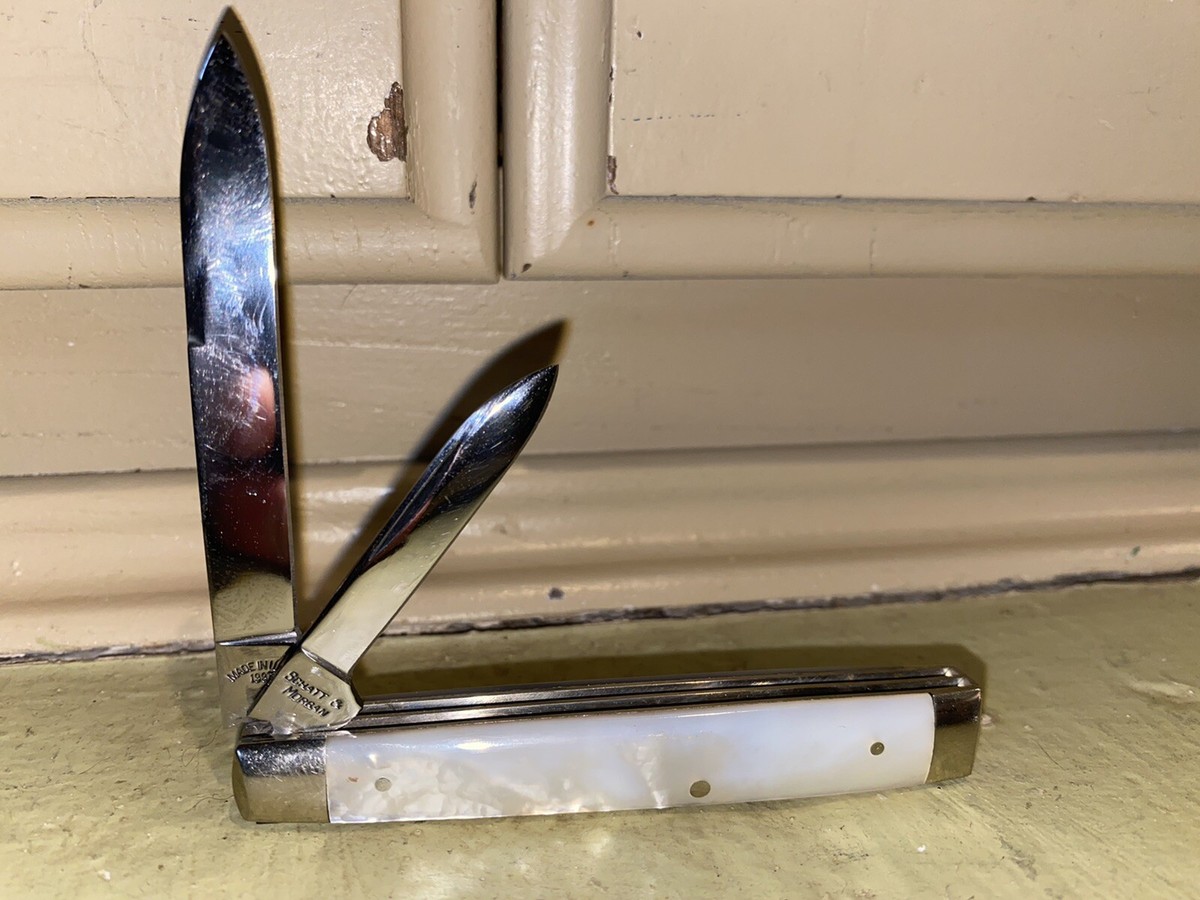 Gorgeous SCHATT & MORGAN DOCTOR'S MOTHER OF PEARL KNIFE LN | eBay