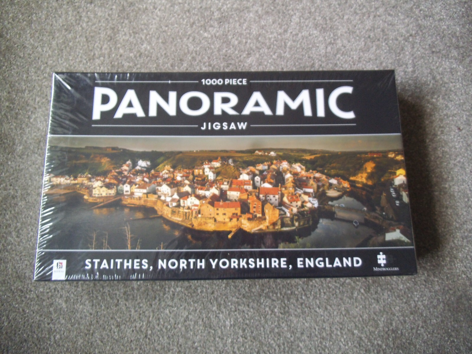 HINKLER ~ MIND BOGGLERS ~ JIGSAW PUZZLE ~ STAITHES, NORTH YORKSHIRE 1000 NEW