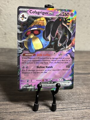 Cofagrigus ex 076/182 Sv04: Paradox Rift Holo-Pokemon TCG-Fast