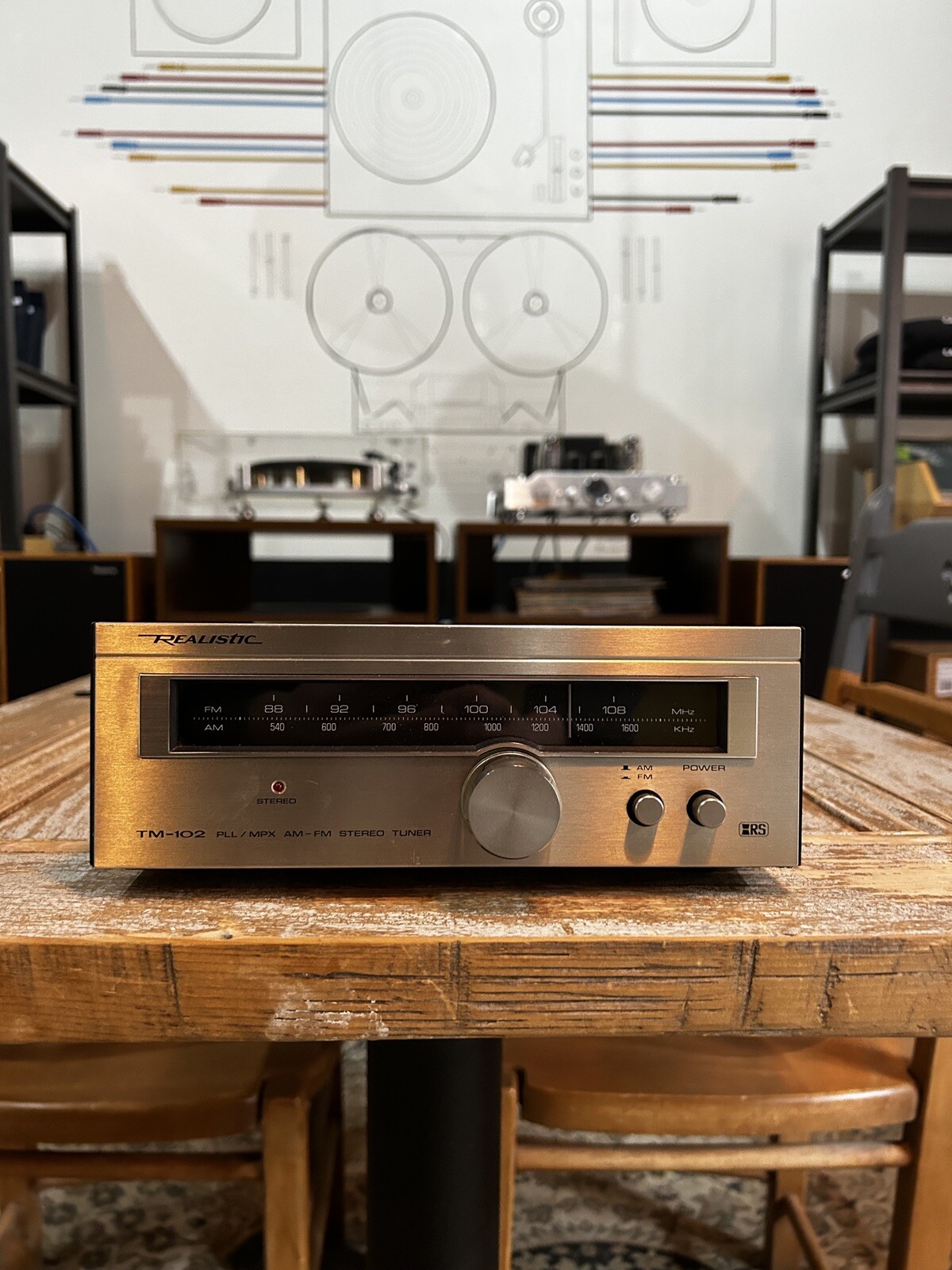 Realistic TM-102 vintage audio equipment - eBay listing photo 3