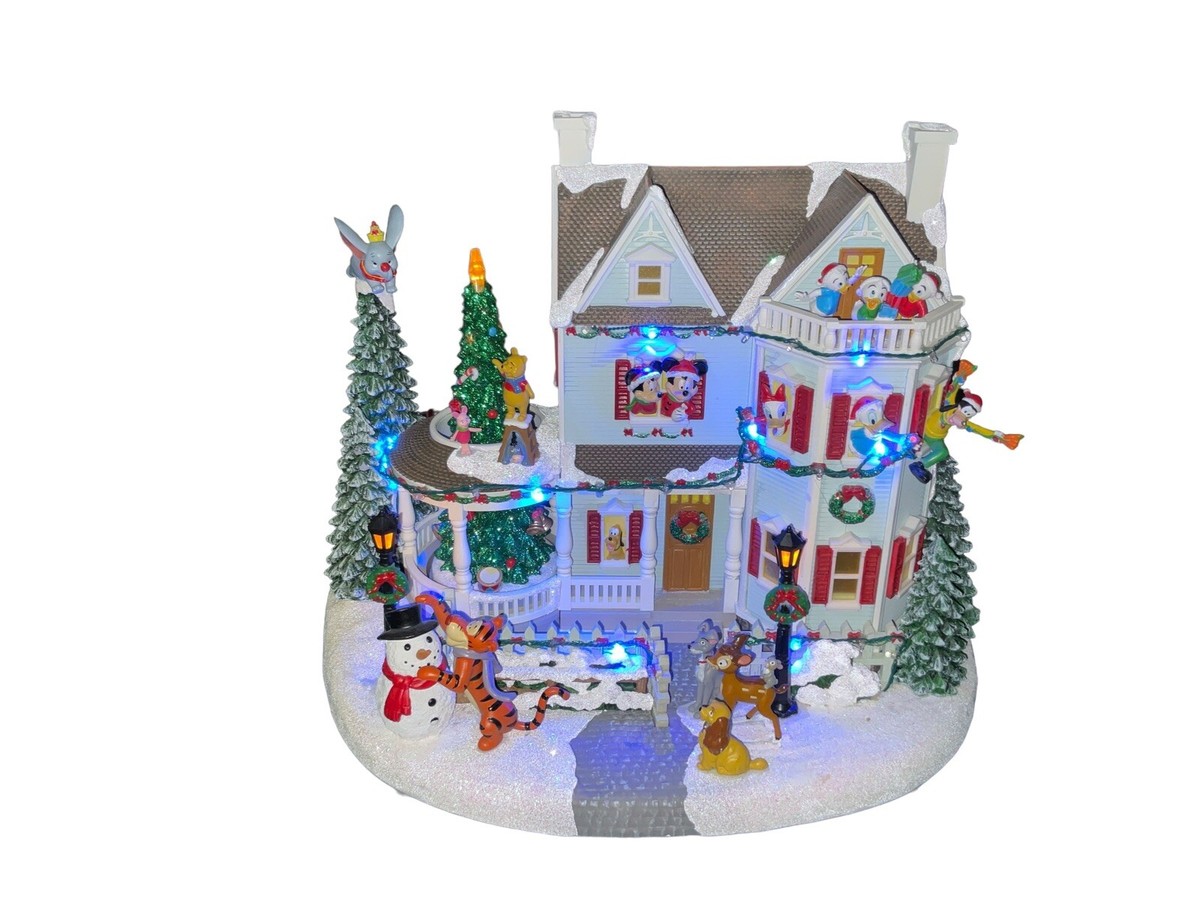 Disney Holiday Decorations – Animated Holiday House With Lights