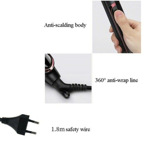 2in1 Profi Haarglätter Lockenstab Straightener Keramik Haarglätteisen Lockenwick - Bild 5 von 12
