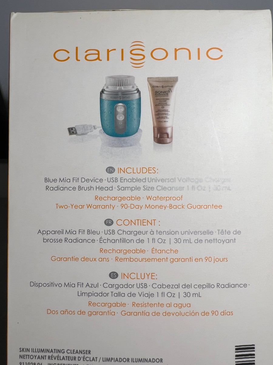 Clarisonic Mia FIT Sonic Facial Cleansing Brush System - Blue | eBay