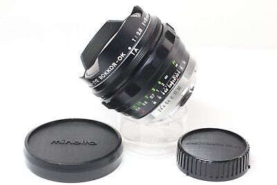 Minolta MC Fish-Eye Rokkor-OK 16mm F/2.8 MF Lens From Japan Minolta MC Fish-Eye Rokkor-OK 16mm F/2.8 MF Lens From Japan