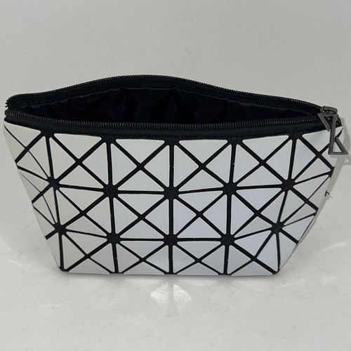 Borsa da viaggio trucco cosmetico con cerniera marsupio autoportante piccola carina nylon e vinile - Foto 2 di 12