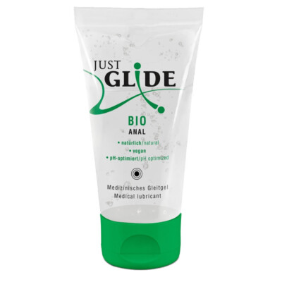 Just Glide Bio Anal Gleitgel 50 ml vegan natürlich pH optimiert latexsicher