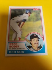 2019 Topps Series 1 Iconic Card Reprints Wade Boggs  #ICR-37 HOF Boston Red Sox