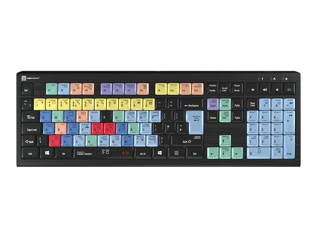 Logickeyboard LKB-CBASE-A2PC-UK Full-size (100%) USB Tasto LKB-CBASE-A2PC-UK