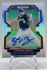 2022 Prizm Draft Picks Steven Zobac Silver Prizm Auto #PDP115 - Royals