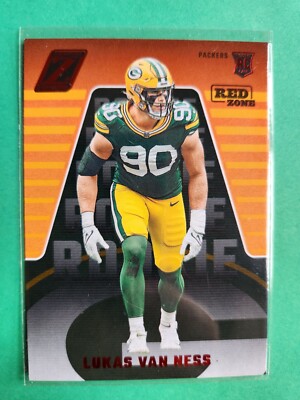 Lukas Van Ness Mint Rookie Parallel Red Zone SSP Rare Short Print 2023 Zenith 