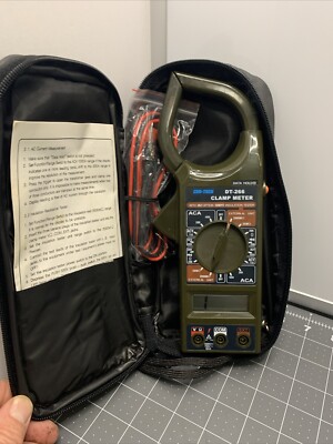 Cen-Tech DT-266 Digital Clamp Meter And Case