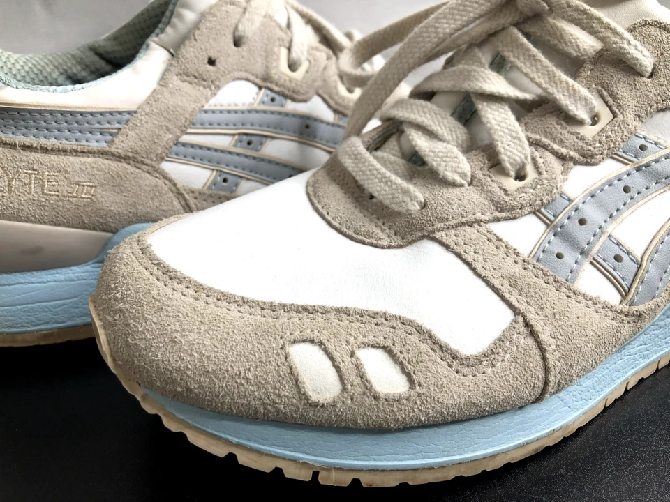 ASICS GEL LYTE III WHITE LIGHT GREY H6U9L Sneakers Women's Size 9 - Image 4 of 4