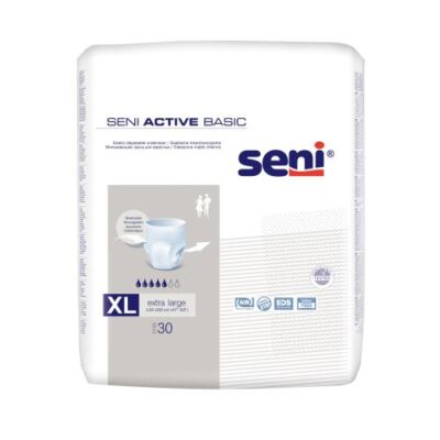 Seni Active Basic Inkontinenzslip, Pack á 30 Stück - M, L, XL